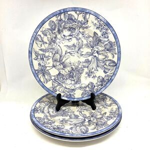 Waverly Garden Toile 10 3/4" Dinner Plates Set of 3